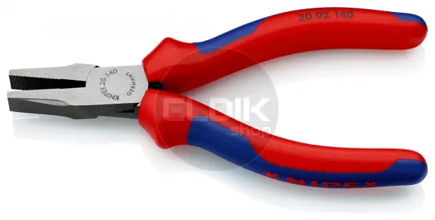 Knipex 20 02 140 Platbuigtang gepol./comfort 140 mm