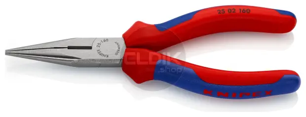 Knipex 25 02 160 Radiotang recht + zijsnijder 160 mm