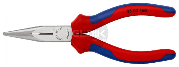 Knipex 25 02 160 Radiotang recht + zijsnijder 160 mm