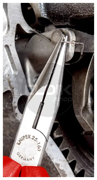 Knipex 25 02 160 Radiotang recht + zijsnijder 160 mm