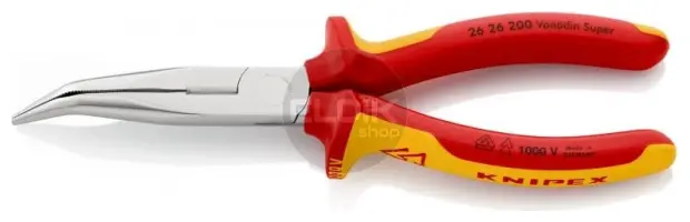 Knipex 26 26 200 Telefoontang 45gr. + zijsn. 200 mm VDE
