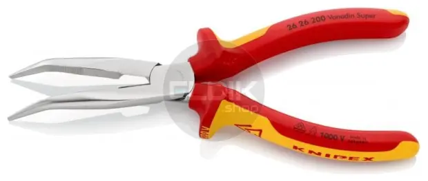 Knipex 26 26 200 Telefoontang 45gr. + zijsn. 200 mm VDE