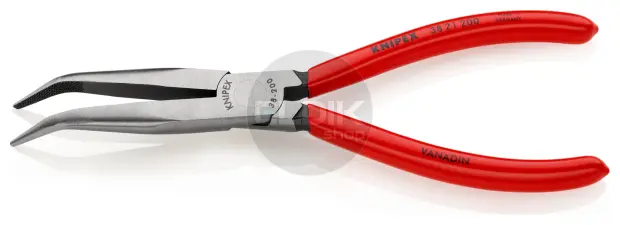 Knipex 38 21 200 Mechanikatang geb. halfronde bek 200 mm