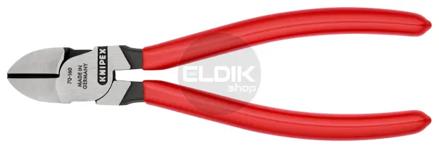 Knipex 70 01 160 Zijsnijtang gepolijst/kunststof 160 mm