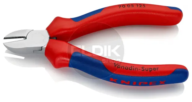 Knipex 70 05 125 Zijsnijtang verchroomd/comfort 125 mm
