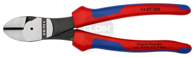 Knipex 74 02 200 Kracht-Zijsnijtang gep./comfort 200 mm