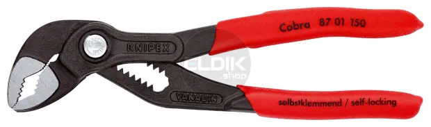 Knipex 87 01 150 Waterpomptang Cobra gepolijst 150 mm