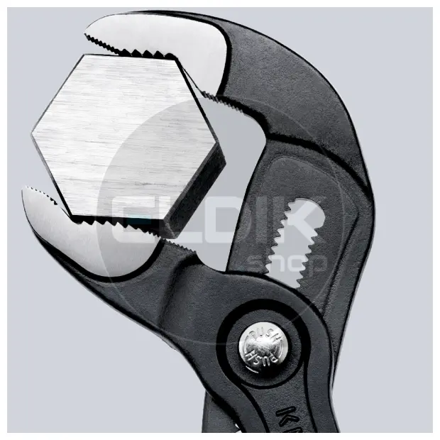 Knipex 87 01 180 Waterpomptang Cobra gepolijst 180 mm