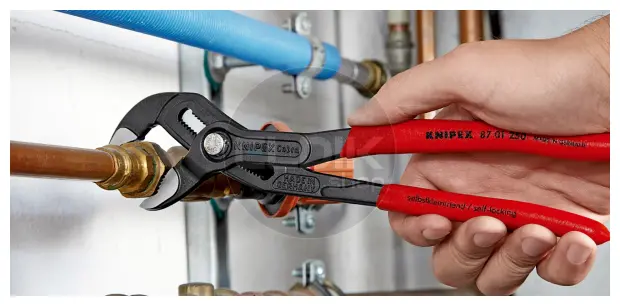 Knipex 87 01 250 Waterpomptang Cobra gepolijst 250 mm