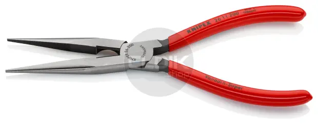 Knipex 26 11 200 Telefoontang recht + zijsn. 200 mm