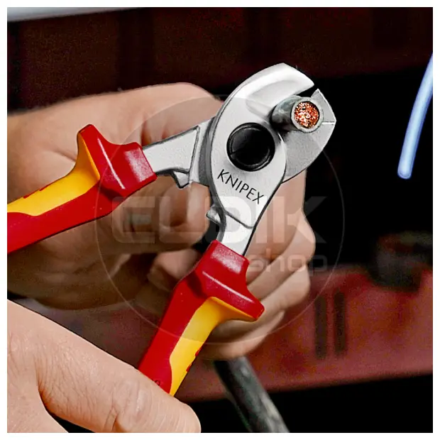 Knipex 95 26 165 Kabelschaar 165 mm met openingsveer VDE
