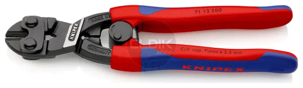 Knipex 71 12 200 Boutensnijtang Cobolt met veer