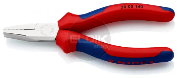 Knipex 20 05 140 Platbuigtang verchr../comfort 140 mm
