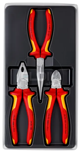 Knipex 00 20 12 Tangen set 3-delig VDE