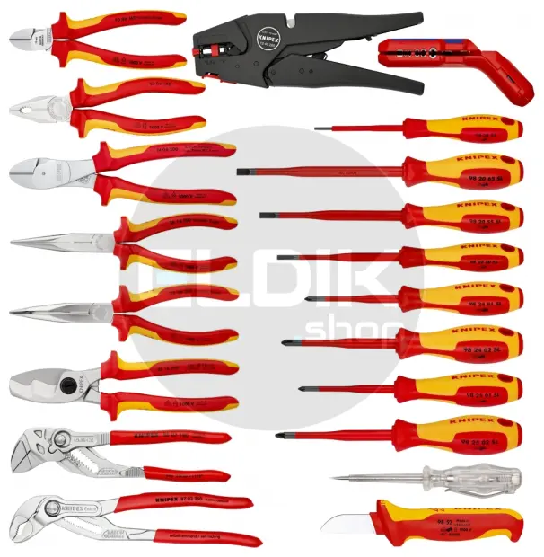 Knipex Vision24 20 Delige Gevulde Gereedschapskoffer - Elektra - 00 21 20