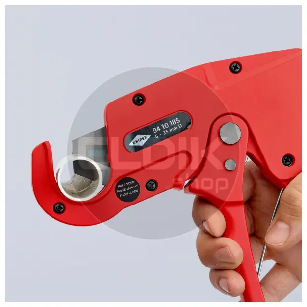 Knipex 94 10 185 Pijpsnijder voor kunststof