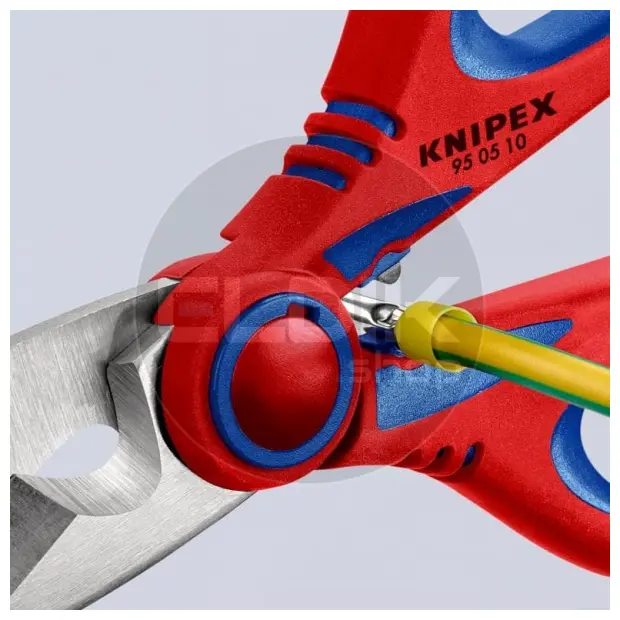 Knipex 95 05 10 SB Elektricienschaar met krimpfunctie