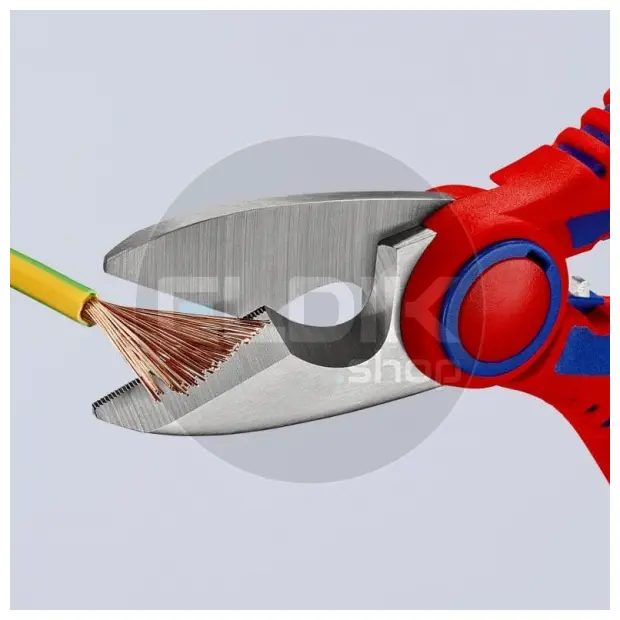 Knipex 95 05 10 SB Elektricienschaar met krimpfunctie