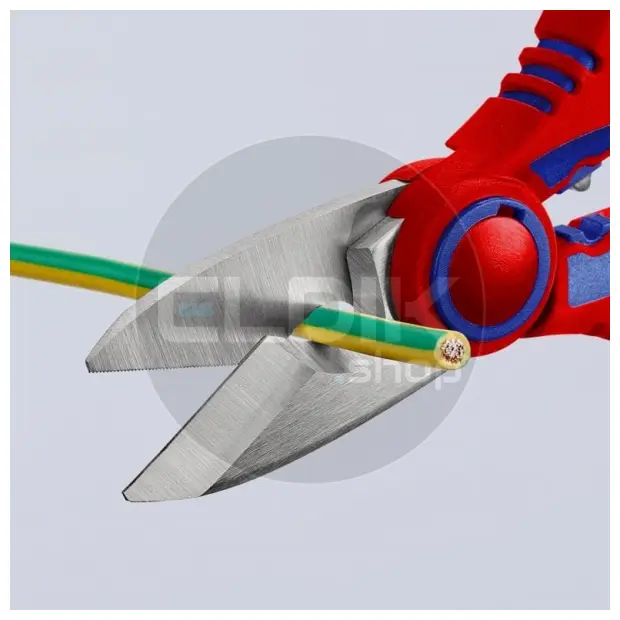 Knipex 95 05 10 SB Elektricienschaar met krimpfunctie