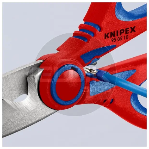 Knipex 95 05 10 SB Elektricienschaar met krimpfunctie