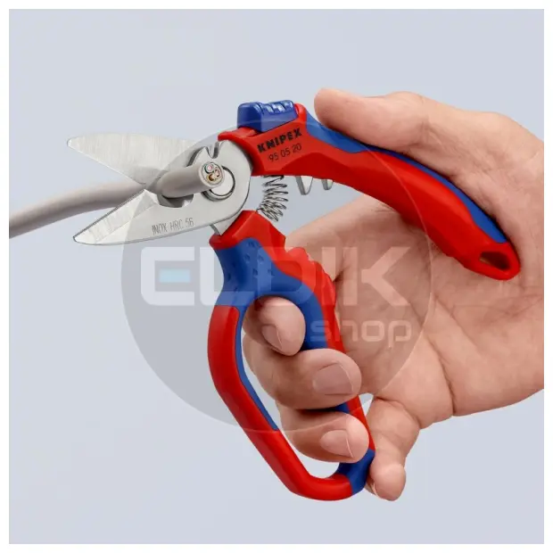 Knipex 95 05 20 SB Elektricienschaar met krimpfunctie
