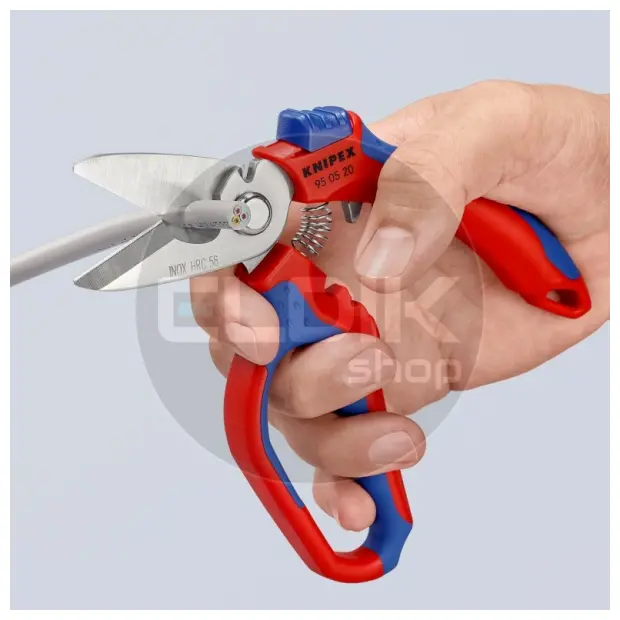 Knipex 95 05 20 SB Elektricienschaar met krimpfunctie