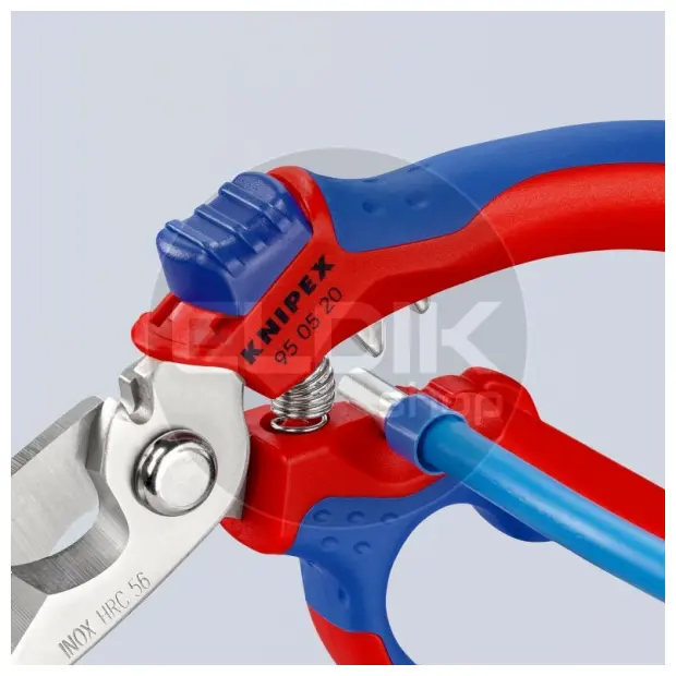 Knipex 95 05 20 SB Elektricienschaar met krimpfunctie