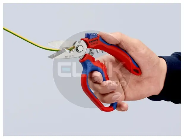 Knipex 95 05 20 SB Elektricienschaar met krimpfunctie