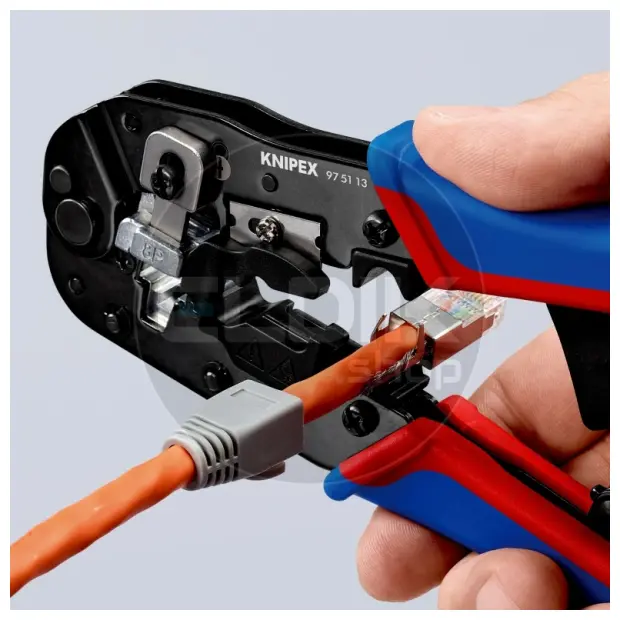 Knipex 97 51 13 UTP krimptang voor RJ45