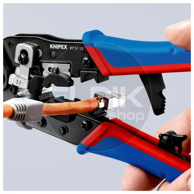Knipex 97 51 13 UTP krimptang voor RJ45