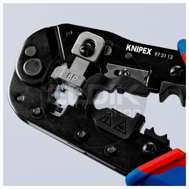Knipex 97 51 13 UTP krimptang voor RJ45