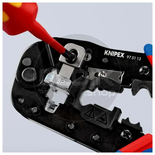 Knipex 97 51 13 UTP krimptang voor RJ45