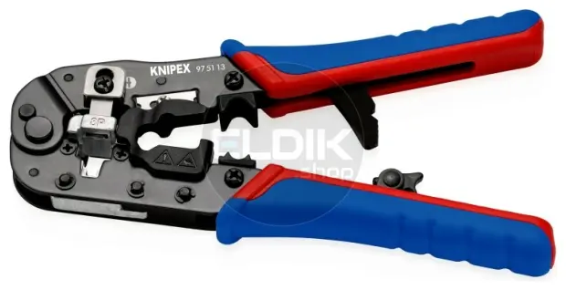 Knipex 97 51 13 UTP krimptang voor RJ45