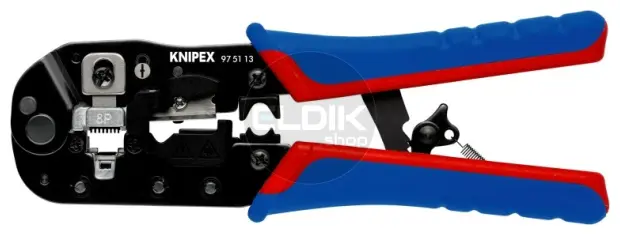 Knipex 97 51 13 UTP krimptang voor RJ45