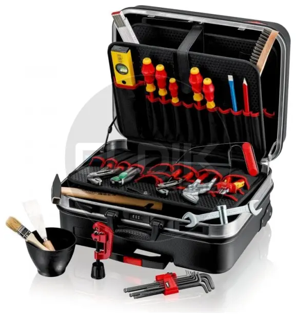 Knipex BIG Basic Move 31 Delige Gevulde Gereedschapskoffer - Sanitair - 00 21 06 HK S