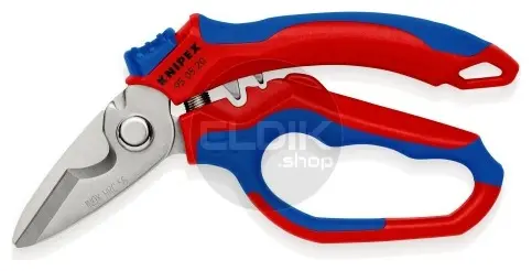 Knipex 95 05 20 SB Elektricienschaar met krimpfunctie