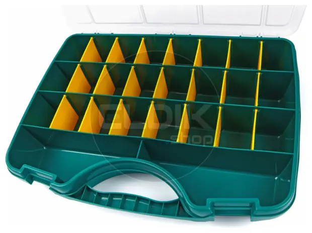Tayg Multibox 2 Assortimentsdoos 4-delig - L447 x B314 x H360 mm - Groen - 302008
