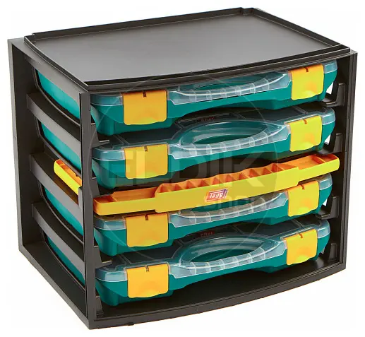 Tayg Multibox 1 Assortimentsdoos 4-delig – L335 × B250 × H275 mm - Groen - 301001