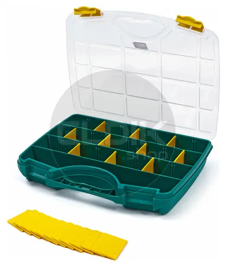 Tayg Multibox 1 Assortimentsdoos 4-delig – L335 × B250 × H275 mm - Groen - 301001