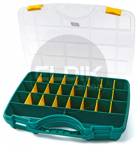 Tayg Multibox 3 Assortimentsdoos 4-delig - L530 x B376 x H430 mm - Groen - 303005