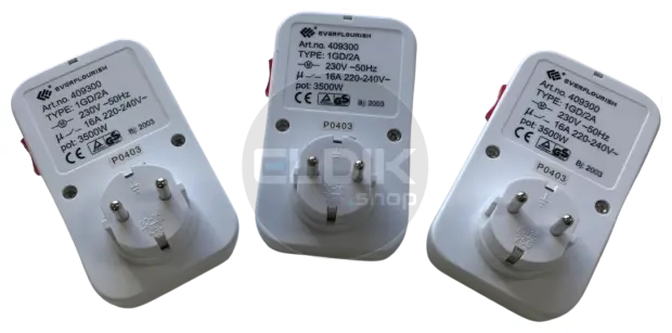 Schakeklok set a 3 stuks