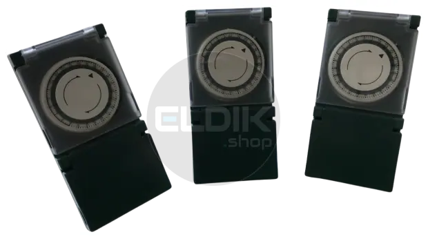 Analoge schakelklok outdoor (3 stuks)