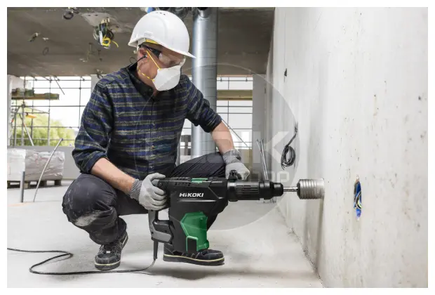 Hikoki DH45MAWSZ SDS-Max boor- en breekhamer - 9,4 kg / 45 mm / 1.400 W / 11.3J - In kunststof koffer
