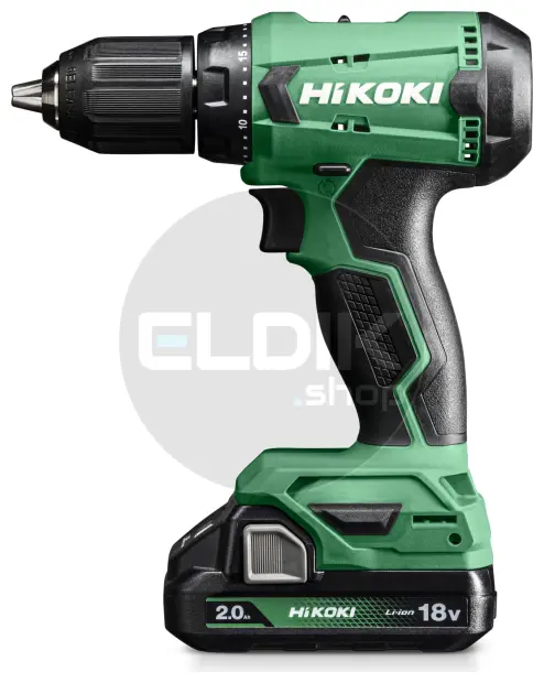 Hikoki DS18DAWCZ Accu boor-schroefmachine 18 V / 2.0 Ah / 50 Nm - incl. accu's en lader - kunststof koffer