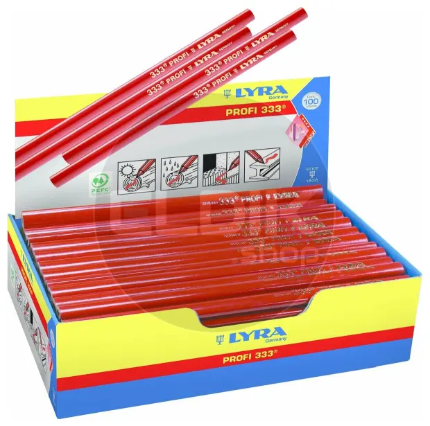 Lyra 333 PROFI Timmermanspotlood 24 cm - 4332103