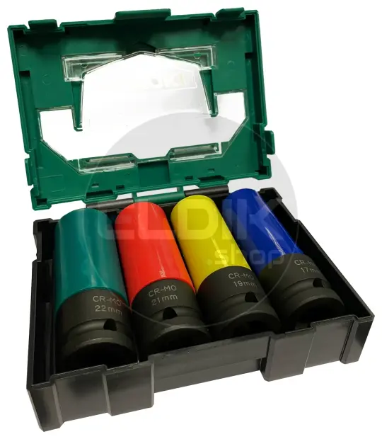 Hikoki 40030039 4 Delige Krachtdoppenset 1/2"