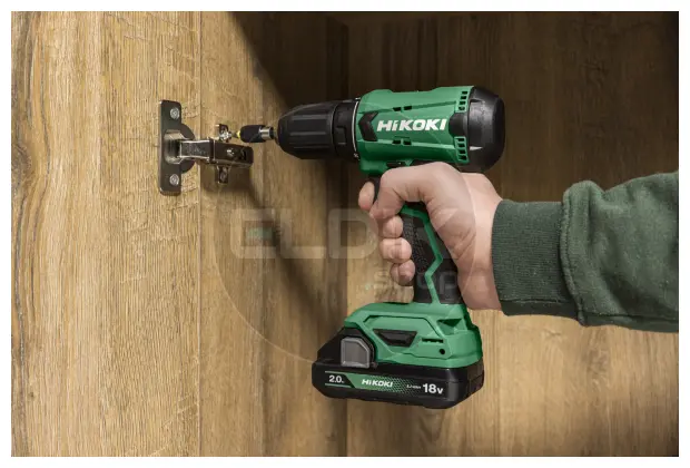 Hikoki DS18DAWCZ Accu boor-schroefmachine 18 V / 2.0 Ah / 50 Nm - incl. accu's en lader - kunststof koffer