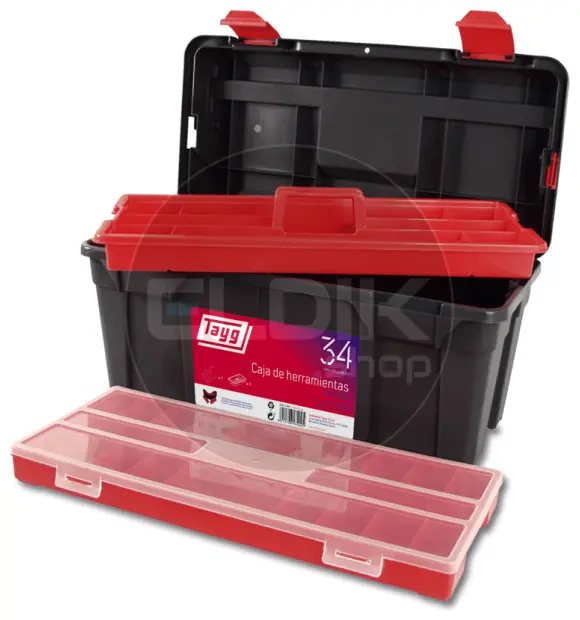 Tayg 34 3 Delige Gereedschapskoffer L580 x B285x H290 mm - 134005