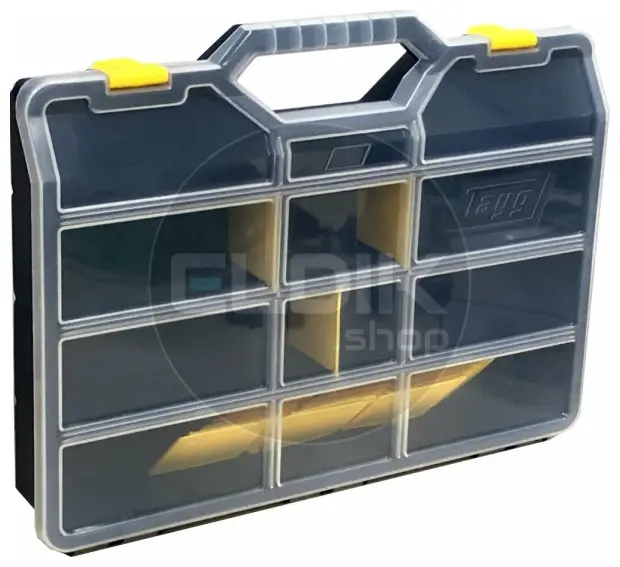 Tayg 47-26 10 x Assortimentsdoos L460 x B350 x H81 mm - Blauw - 147005/10
