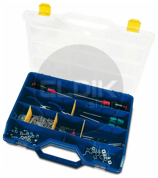 Tayg 47-26 10 x Assortimentsdoos L460 x B350 x H81 mm - Blauw - 147005/10